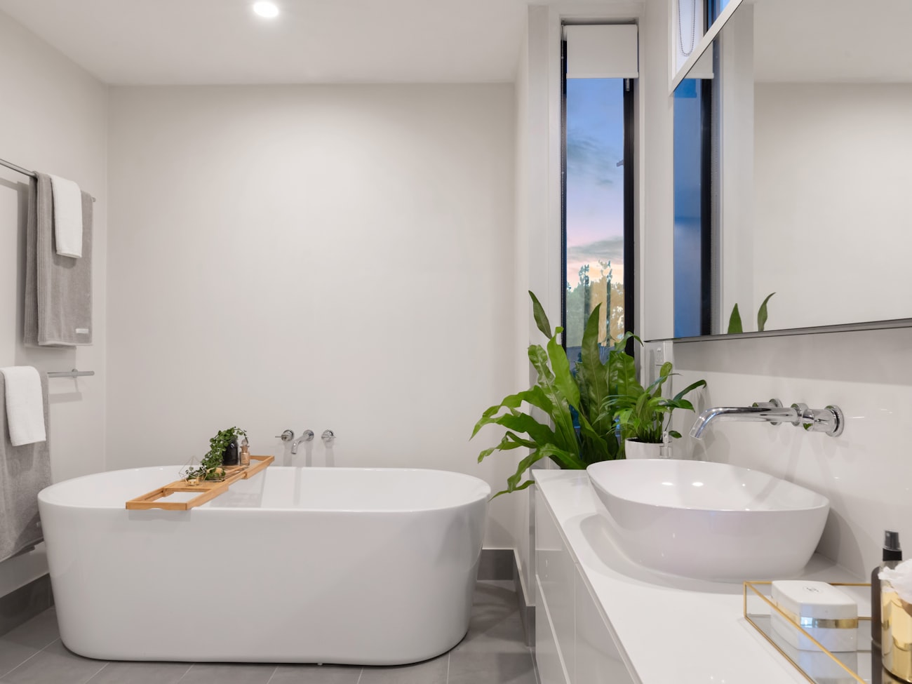 White bathroom